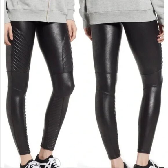 Spanx Faux leather High Waist Moto Leggings Size Large
A210 - Picture 1 of 10